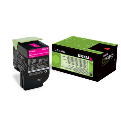 Lexmark 80C2XME Kırmızı Orjinal Toner - CX510DE / CX510DHE (T8329) - 1