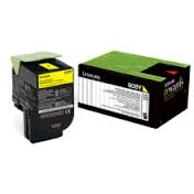 Lexmark 80C80Y0 (808Y) Sarı Orjinal Toner - CX410 / CX510 / CX310 (T3388) - 1