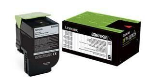 Lexmark 80C8HKE (808HKE) Black Original Toner - CX410 / CX510 - 2