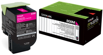 Lexmark 80C8HM0 (808HM) Magenta Original Toner Hıgh Capacity - CX410 / CX510 - 1