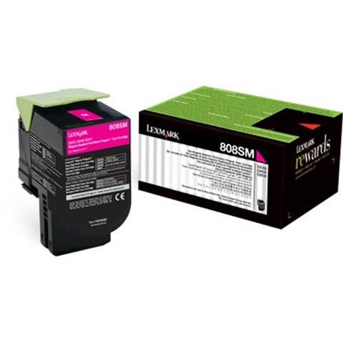 Lexmark 80C8HME (808HME) Magenta Original Toner - CX410 / CX510 - 1