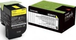 Lexmark 80C8HY0 (808HY) Sarı Orjinal Toner Yüksek Kapasite - CX410 / CX510 (T3303) - 2