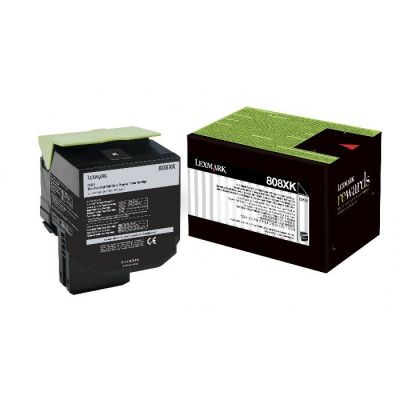 Lexmark 80C8XK0 (808XK) Black Original Toner - CX510 - 1