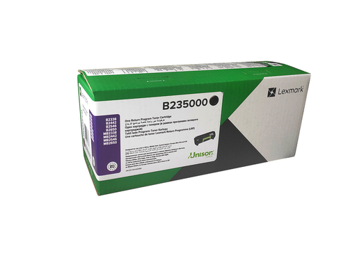 Lexmark B235000 Black Original Toner - B2338dw / B2442dw - 1