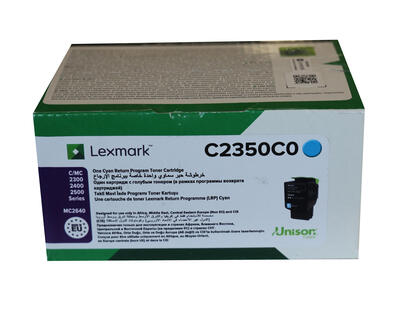 Lexmark C2350C0 Cyan Original Toner - C2240 / C2325dw 