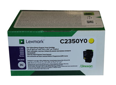 Lexmark C2350Y0 Yellow Original Toner - C2240 / C2325dw 