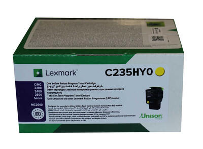 Lexmark C235HY0 Yelow Original Toner - C2240 / C2325dw 