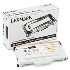 Lexmark C510 Black Original Toner Cartridge / Lexmark 20K1403 - 2