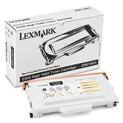 Lexmark C510 Black Original Toner Cartridge / Lexmark 20K1403 