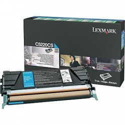 Lexmark C5220CS Cyan Color Original Laser Toner - C522 / C524 - 1