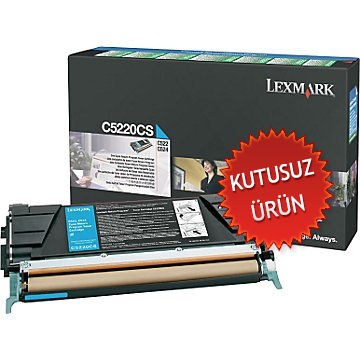 Lexmark C5220CS Cyan Original Toner - C522 / C524 (Without Box)