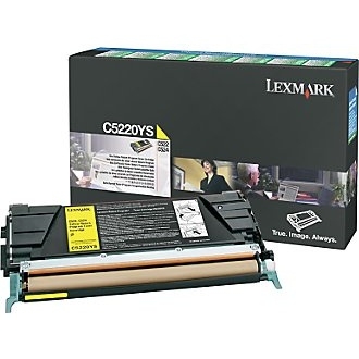 Lexmark C5220YS Yellow Color Original Laser Toner - C522 / C524 - 1