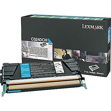 Lexmark C5240CH Cyan Original Toner - C524 / C534 - 1