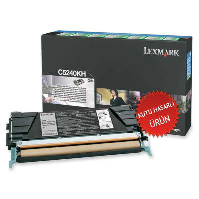 Lexmark C5240KH Black Original Toner C524 / C534 (Damaged Box) 