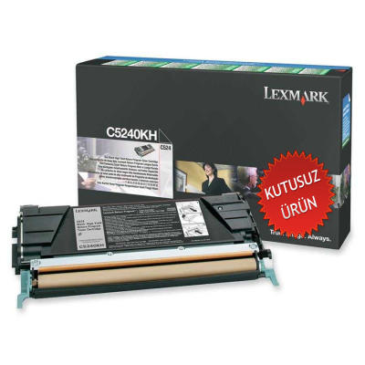 Lexmark C5240KH Black Original Toner - C524 / C534 (Without Box) 