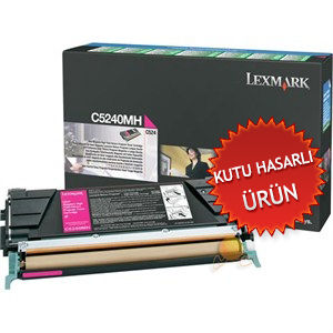 Lexmark C5240MH Kırmızı Orjinal Toner C524 / C534 (C) (T4561) - 1