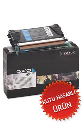 Lexmark C5340CX Cyan Original Toner - C524 / C534 (Damaged Box) 