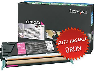 Lexmark C5340MX Kırmızı Orjinal Toner - C524 / C534 (C) (T8977) - 1