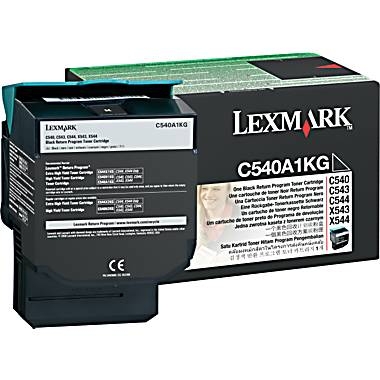 Lexmark C540A1KG Black Original Toner - C540 / C543 - 1