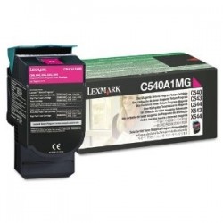 Lexmark C540A1MG Black Magenta Toner - C540 / C543 