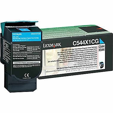 Lexmark C544X1CG Cyan Original Toner - C540 / C544