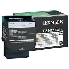 Lexmark C544X1KG Black Original Toner - C540 / C544 