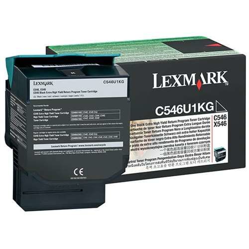 Lexmark C546U1KG Black Original Toner Extra Hıgh Capacity - C546 / X546 - 1