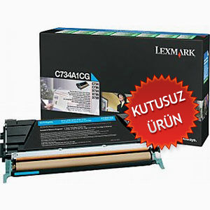 Lexmark C734A1CG Cyan Original Toner - C734 / C736 (Without Box)