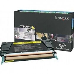 Lexmark C734A1YG Sarı Orjinal Toner - C734 / C736 (T5572) - 2