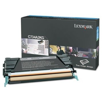 Lexmark C734A2KG Black Original Toner - C734 / C736 - 1