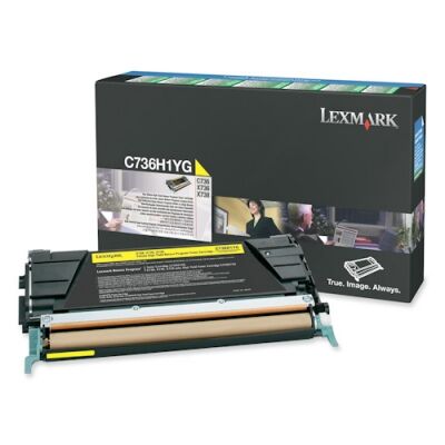 Lexmark C736H1YG Sarı Orjinal Toner - C736 / X736 (T6610) - 2