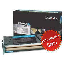 Lexmark C746A1CG Cyan Original Toner - C746 / C748 (Damaged Box) 