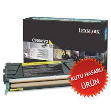 Lexmark C746A1YG Yellow Original Toner - C746 / C748 (Damaged Box) 