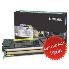 Lexmark C746A1YG Yellow Original Toner - C746 / C748 (Damaged Box) - 1