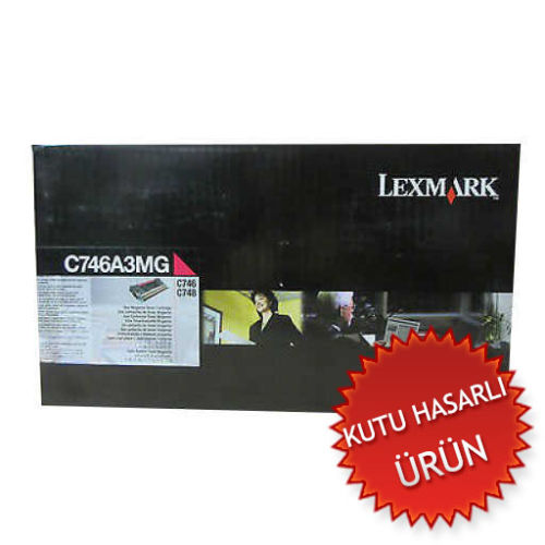 Lexmark C746A3MG Kırmızı Orjinal Toner - C746 / C748 (C) (T11091) - 1