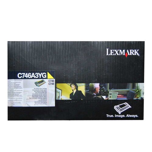 Lexmark C746A3YG Sarı Orjinal Toner - C746 / C748 (T7733) - 1