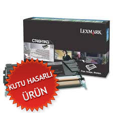 Lexmark C746H1KG Black Original Toner Hıght Capacity (Damaged Box) 