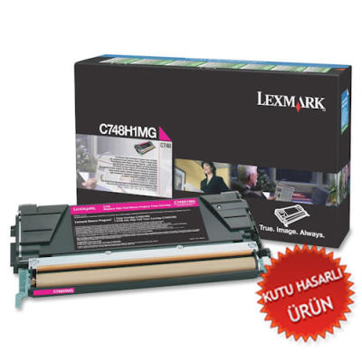 Lexmark C748H1MG Magenta Original Toner - C748de (Damaged Box) 