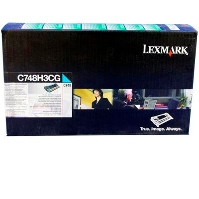 Lexmark C748H3CG Cyan Original Toner - C748de / C748dte 