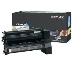 Lexmark C7700CH Hıgh Capacity Cyan Original Toner - C770 / C772 