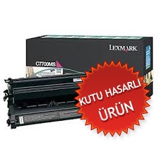 Lexmark C7700MS Kırmızı Orjinal Toner - C770 / C772 (C) (T3547) - 1