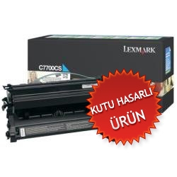 Lexmark C7700CS Cyan Original Toner-C770/C772 (Damaged Box) 