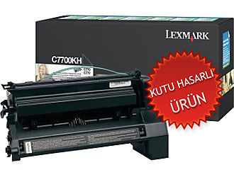 Lexmark C7700KH Black Original Toner High Capacity - C770 / C772 (Damaged Box)