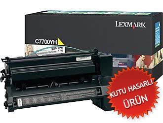 Lexmark C7700YH Sarı Orjinal Toner - C770 / C772 (C) (T8949) - 1