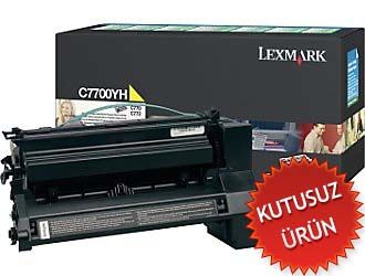 Lexmark C7700YH Sarı Orjinal Toner - C770 / C772 (U) (T8948) - 1