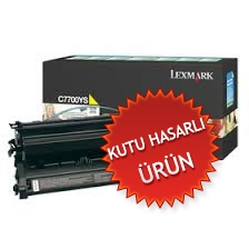 Lexmark C7700YS Sarı Orjinal Toner - C770 / C772 (C) (T3546) - 1