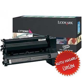 Lexmark C7720MX Kırmızı Orjinal Toner - C772 / X772e (C) (T8965) - 1