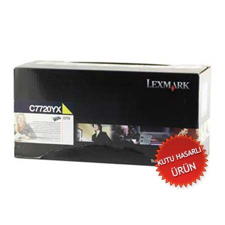 Lexmark C7720YX Sarı Orjinal Toner - C772 / X772e (C) (T8963) - 1