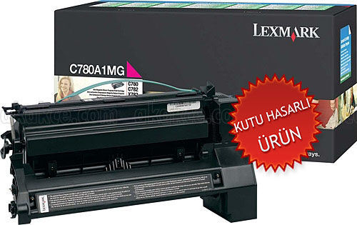 Lexmark C780A1MG Kırmızı Orjinal Toner - C780 / C782 (C) (T8781) - 1