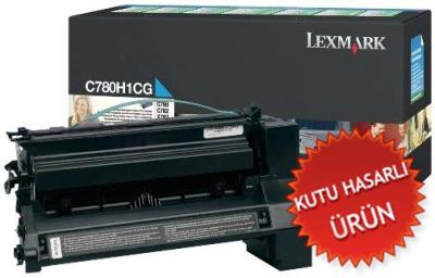 Lexmark C780H1CG Cyan Original Toner - C780 / X782E (Damaged Box) 